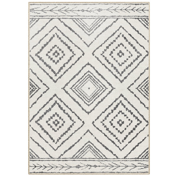 Dakota Fields Area Rugs Indoor NonSlip Machine Washable Rugs Soft Faux